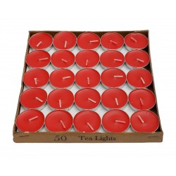 TEALİGHT MUM RENK KIRMIZI TEALİGHT MUM RENK KIRMIZI