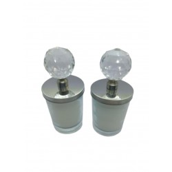 SHOT MUM GÜMÜŞ KAPAKLI KRİSTAL TEPELİ SHOT MUM GÜMÜŞ KAPAKLI KRİSTAL TEPELİ